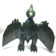 900g Natural Jasper Carved bat Specimen Quartz Crystal Decorate collection gifts picture