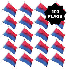 WHOLESALE 200 BISEXUAL PRIDE FLAGS LGBT+ GAY PRIDE FLAGS FESTIVAL CARNIVAL 3X2FT picture