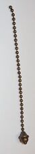 NEW ANTIQUE BRASS ACORN PULL CHAIN FOR PULL CHAIN SOCKETS 5 3/8