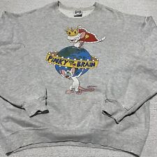 Vintage 1993 Pinky And The Brain sweatshirt crewneck size L Warner Bross picture