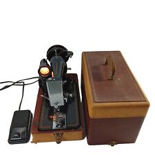 Vtg 1956 SINGER 99k Sewing Machine w/ Case Light Manual & Foot Pedal Black  picture