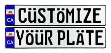 Custom State Flag European Style License Plate - Customize Your Plate picture