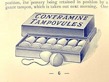 1922 VENEREAL DISEASE IN WOMEN MEN antique medicinal brochure CONTRAMINE England picture