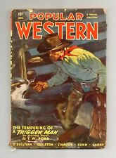 Popular Western Pulp Aug 1947 Vol. 33 #1 VG+ 4.5 picture