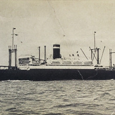 Ship SS President Roosevelt Postcard c1933 Vintage Ocean Liner Steamship A495 picture