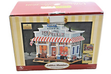 Suzy's Ice Cream Shop Lighted Building Lemax Cord in Original Box 2005 picture