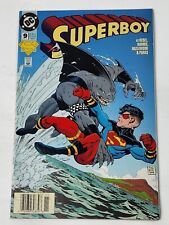 Superboy 9 NEWSSTAND 1st Full App King Shark DC Comics 1994 picture