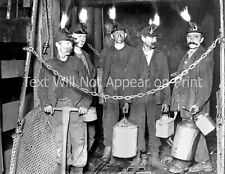 1915-1925 Miners Vintage Photograph 8.5