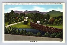 Clayton GA-Georgia, Pinnacle Mountains, Ravens Wing Antique Vintage Postcard picture
