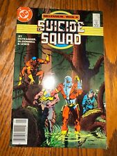 SUICIDE SQUAD 9 NEWSSTAND KEY ISSUE DEATH OF KARIN GRACE DC COMICS 1988 picture