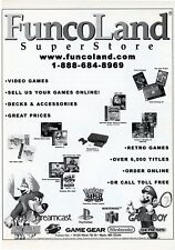Mario SNES FuncoLand Original 1998 Ad Authentic Genesis Nintendo Game Promo picture