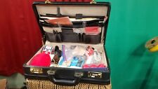 Magic tricks Case Lot Cards Cups and Balls Leather Traveling Suitcase Magician  picture