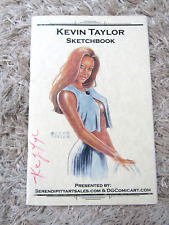 Rare Vintage Kevin Taylor Signed Sketchbook - 2004 - Original Artwork - Pin-Up picture