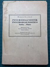 Vintage Hermann Rorschach Psychodiagnostik Psychodiagnostics Tafeln Plates 1948 picture