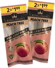 King Palm | Rollie | Peach Tree | Palm Leaf Rolls | 2 Packs of 2 Each = 4 Rolls picture