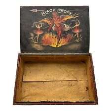 Niblo's Garden BLACK CROOK Broadway Musical 1800's Rare Cigar Box 1909 Tax Stamp picture