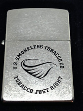 ZIPPO 2007 U.S. SMOKELESS TOBACCO COMPANY LIGHTER SEALED IN BOX D-07 picture
