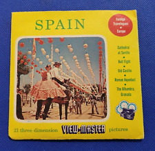 Sawyer's vintage Spain Foreign Travelogues view-master 3 reels packet picture