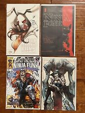 Whatnot Publishing's Ninja Funk Comic Book Lot of 4 -3 are Signed w/ COAs picture