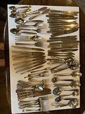 Rogers Oneida Silverware Stainless Steel Flatware Serving Cutlery 81 Pieces picture