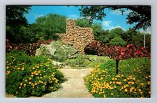 Austin TX- Texas, Zilker Gardens, Antique, Vintage Souvenir Postcard picture