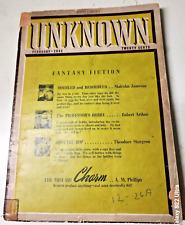 Street and Smith's Unknown February 1941 L Ron Hubbard and Theadore Sturgeon picture