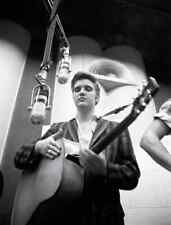 Elvis Presley Recording at RCA Victor Studio in 1956 Picture Photo Print 5