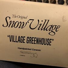 Dept. 56 Snow Village                       1991  Village Greenhouse picture