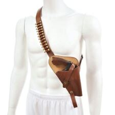 US WW2 M3 Victory Revolver Pilots Shoulder Holster Premium Leather Shell Loops picture