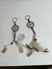 Native American Dream Catcher Keyring And Feather Charm Various picture