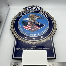 FBI National Academy Large Plaque Multicolored picture