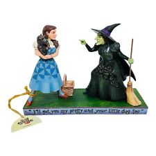 Jim Shore Wizard of Oz Dorothy & Wicked Witch I’ll Get You My Pretty 4046423 picture