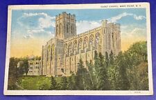 Vintage Postcard Cadet Chapel West Point New York Postmarked 1927 picture
