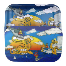 EyeCandy Rolling Tray with 3D Art Magnetic Lid Tray | Simpsons | Brand New  picture