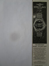 7/1989 PUB WATCH BREITLING WATCHES AEROSPACE TITANIUM CHRONOGRAPH ORIGINAL AD picture