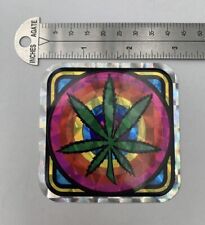 Vintage Marijuana Leaf Sticker picture