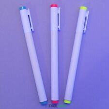 3 pc Invisible UV Ink Marker Pen Blue Red Yellow Black Light Reactive New picture