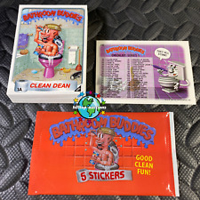 RARE BATHROOM BUDDIES 44-CARD COMPLETE SET +WRAPPER 1996 TOPPS garbage pail kids picture