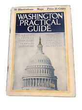 1922 WASHINGTON DC 80 PAGE PRACTICAL GUIDE BOOK WITH MAP picture