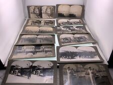 Lot Keystone Stereoview Cards WW1 WWI War Cannons Airplanes Soldiers picture