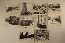 Rare Set of Original Photographs 'The Great Alaska Earthquake' Wreckage c.1964 picture