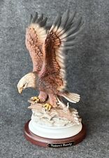 VTG Bald Eagle HOMCO Masterpiece Porcelain Figurine 1979 Nature's Beauty w/ Base picture