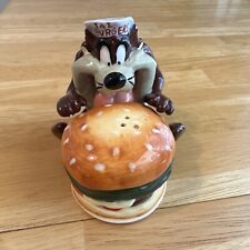 Taz Burger Salt And Pepper Magnetic Shakers Looney Tunes 4 Inch Tall picture