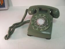 Vintage Western Electric CD500 Bell Systems Avocado Green Rotary Desk Phone picture