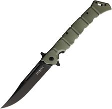 Cold Steel Large Luzon Folding Knife OD Green GFN Handle Plain CS20NQXODBK picture
