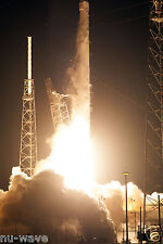 8x12 NASA Photo SpaceX Dragon Rockets to Space Station on the Falcon 9 Rocket picture