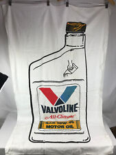 VINTAGE 1980s VALVOLINE large beach towel 10W40 ALL CLIMATE never used picture