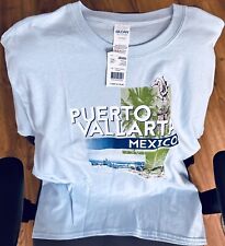 Holland America Line blue Puerto Vallarta Mexico SIZE LARGE Gildan T-shirt NEW picture