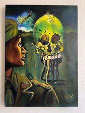 Salvador Dali (Handmade) Oil Painting on canvas signed & stamped picture