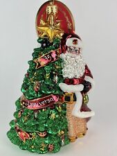 Christopher Radko CHEERS TO 35 YEARS Santa Christmas Anniversary 1020531 Tree picture